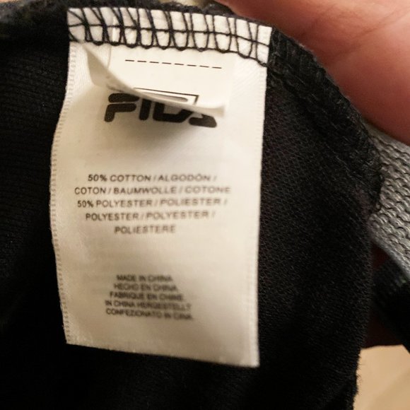 NWT Black Fila Grosso Track Jacket - Picture 4 of 4